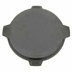 Big Green Egg Dual-Sided Cast Iron Plancha Griddle, 10.5 Inch