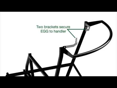 Big Green Egg IntEGGrated Nest+Handler For 2XL EGG - Image 5