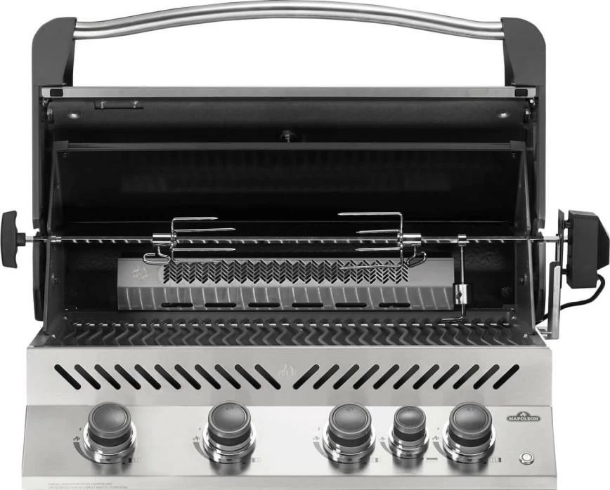 Napoleon Grills Built-in Prestige 500 RB With Infrared Rear Burner , Propane, Stainless Steel - Image 2