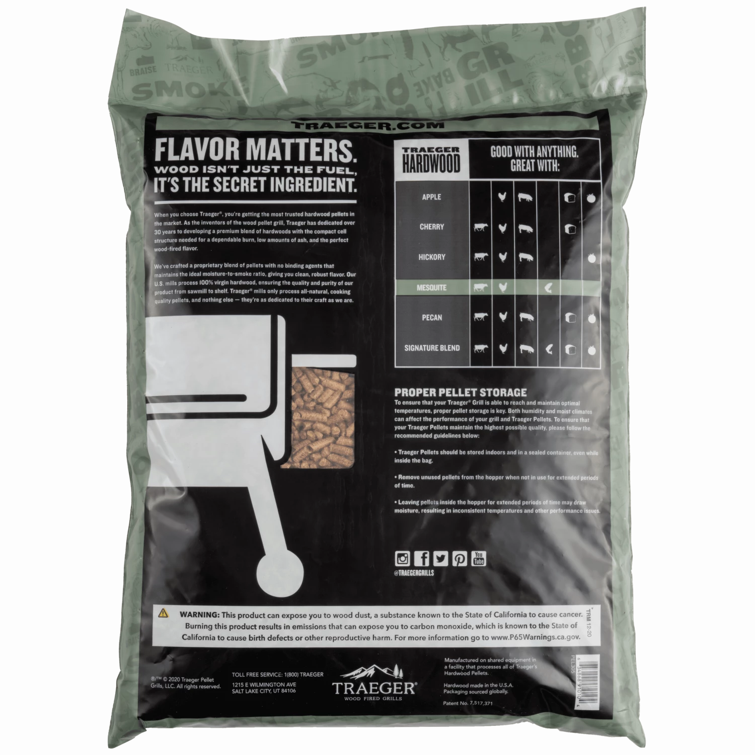 Traeger Grills Traeger Mesquite BBQ Wood Pellets - Image 2