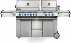 Napoleon Grills Prestige PRO 825 RSBI With Power Side Burner, Infrared Rear & Bottom Burners , Natural Gas, Stainless Steel