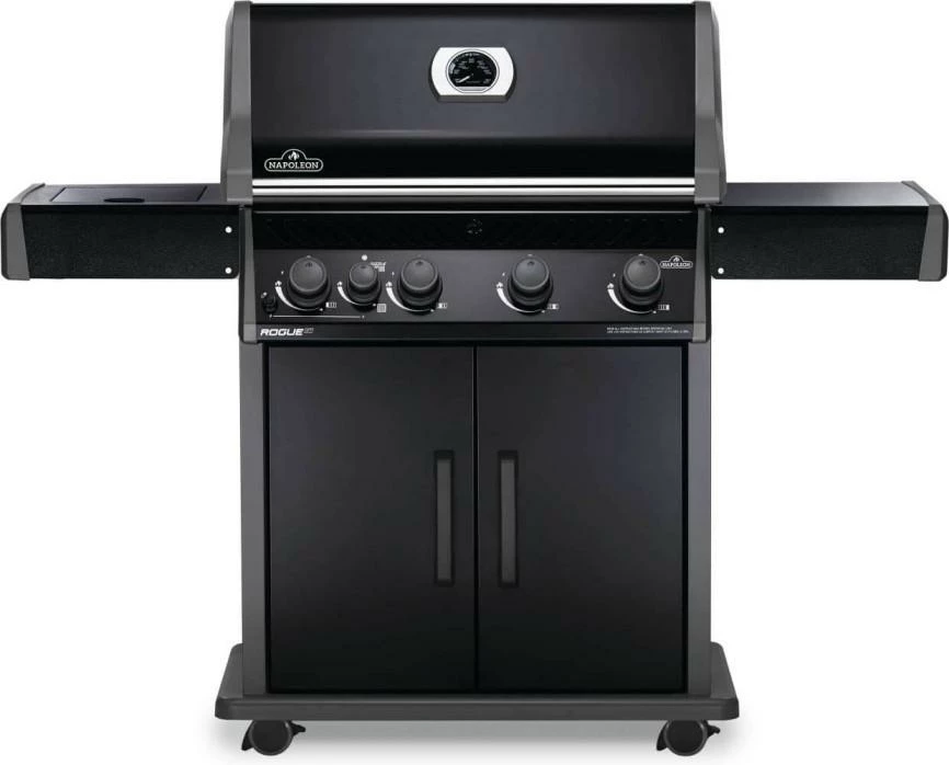 Napoleon Grills Rogue XT 525 SIB With Infrared Side Burner , Natural Gas, Black