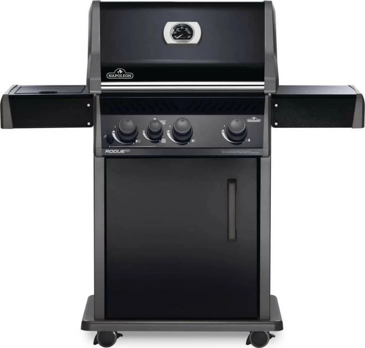 Napoleon Grills Rogue XT 425 SIB With Infrared Side Burner , Natural Gas, Black