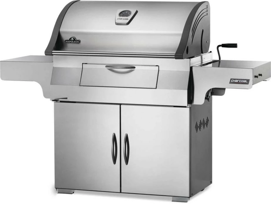 Napoleon Grills Charcoal Professional Cart Grill , Charcoal, Stainless Steel - Image 2