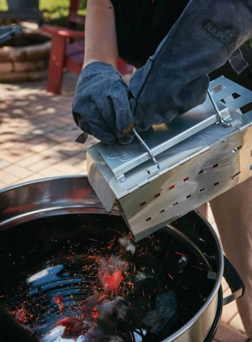 Napoleon Grills PRO Charcoal Black Kettle Grill , Charcoal, Black - Image 6