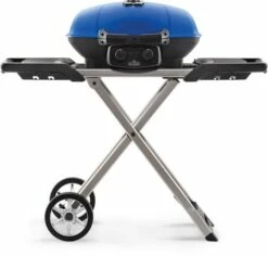 Napoleon Grills TravelQ 285X With Scissor Cart , Propane, Blue