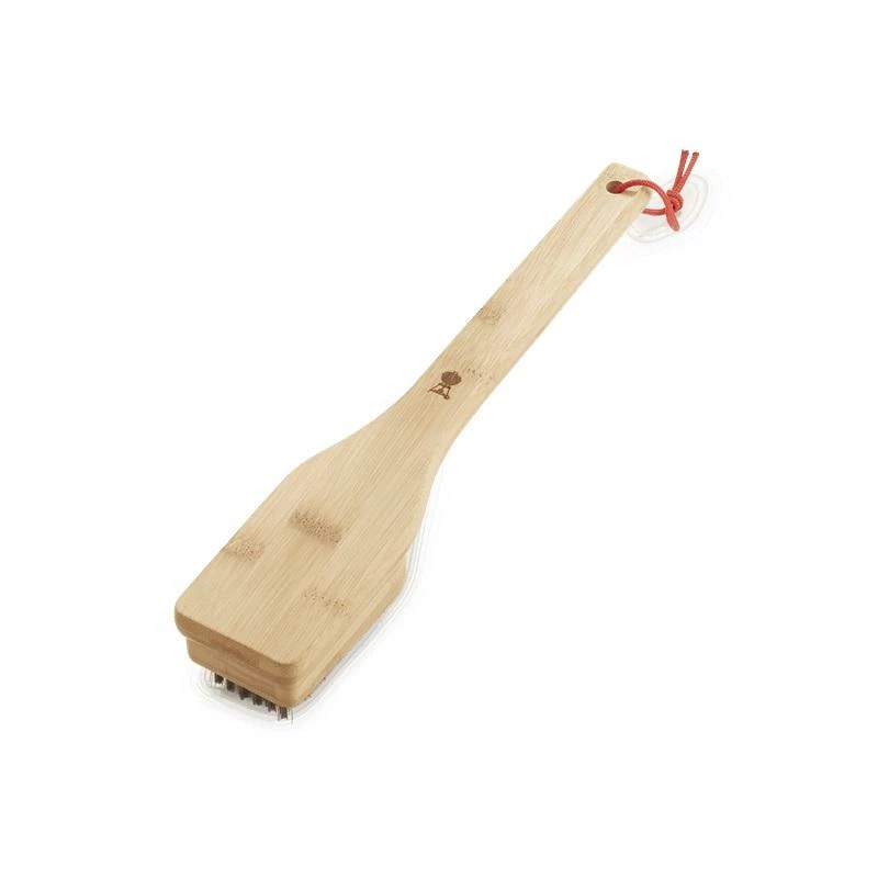 Weber Grill Brush - 12" Bamboo - Image 3