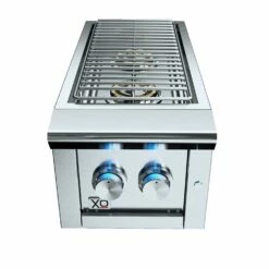 Xo Appliance 13" Double Side Burner NG
